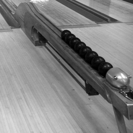 Looking Down Bowling Alley